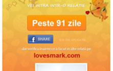 Dezvoltare aplicatie Facebook "Love's Mark: Afla in cate zile te vei cupla"