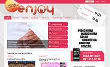  Realizare site salon de infrumusetare Enjoy