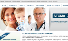 Creare site de prezentare cabinet stomatologic