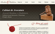 Creare pagina web cabinet avocatura